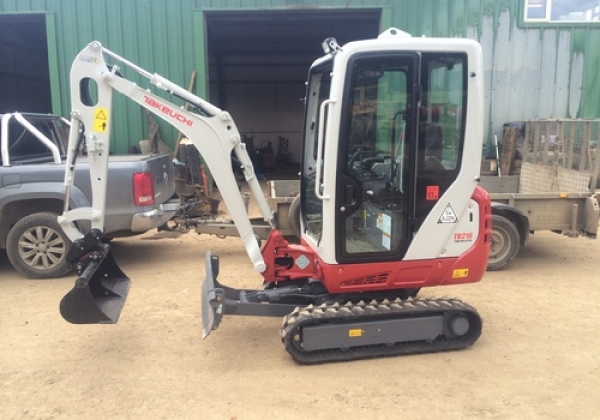 Takeuchi TB216  mini digger